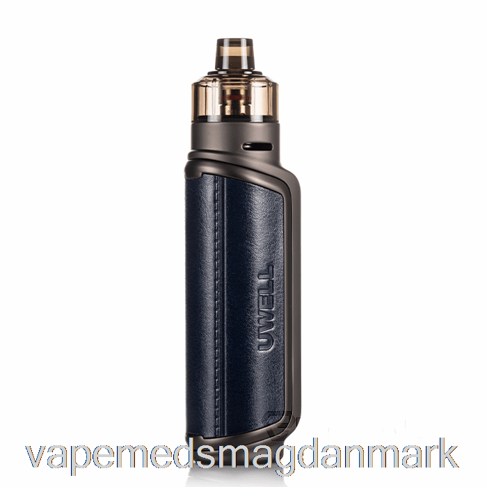 Vape Uden Nikotin Uwell Aeglos P1 80w Pod Mod Kit Mørkeblå